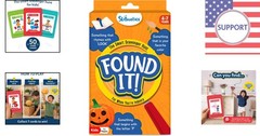 Found It! Educational Scavenger Hunt Card Game for Ages 4-7 – 50 Cards