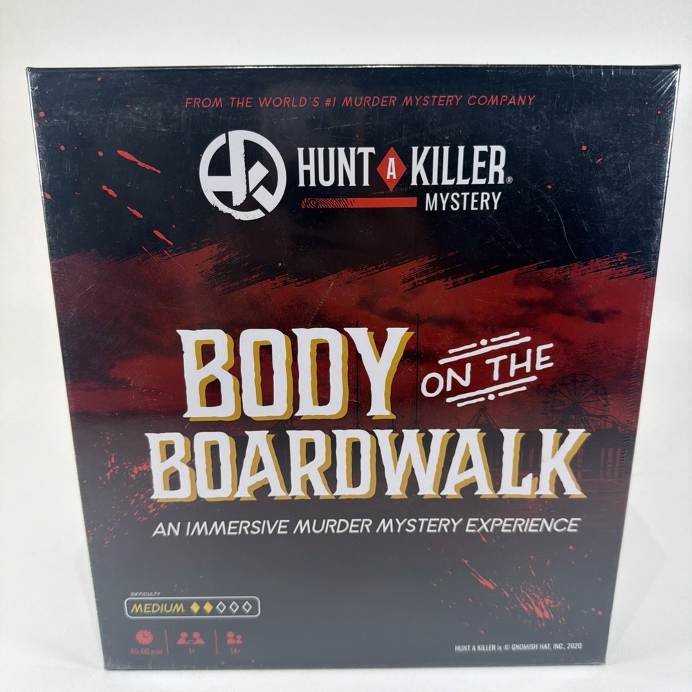 Hunt A Killer Body on the Boardwalk Murder Mystery Game New Sealed