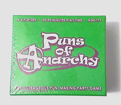 Puns of Anarchy The Outrageous Pun-Making Charty Party Game 17+ NEW 2020
