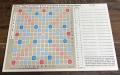 Vintage Monty Scrabble Score Pad Booklet Rules Manual Selchow & Righter