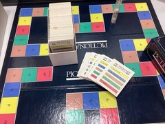 VINTAGE Pictionary Game First Edition COMPLETE 1985 Classic Drawing Board Game