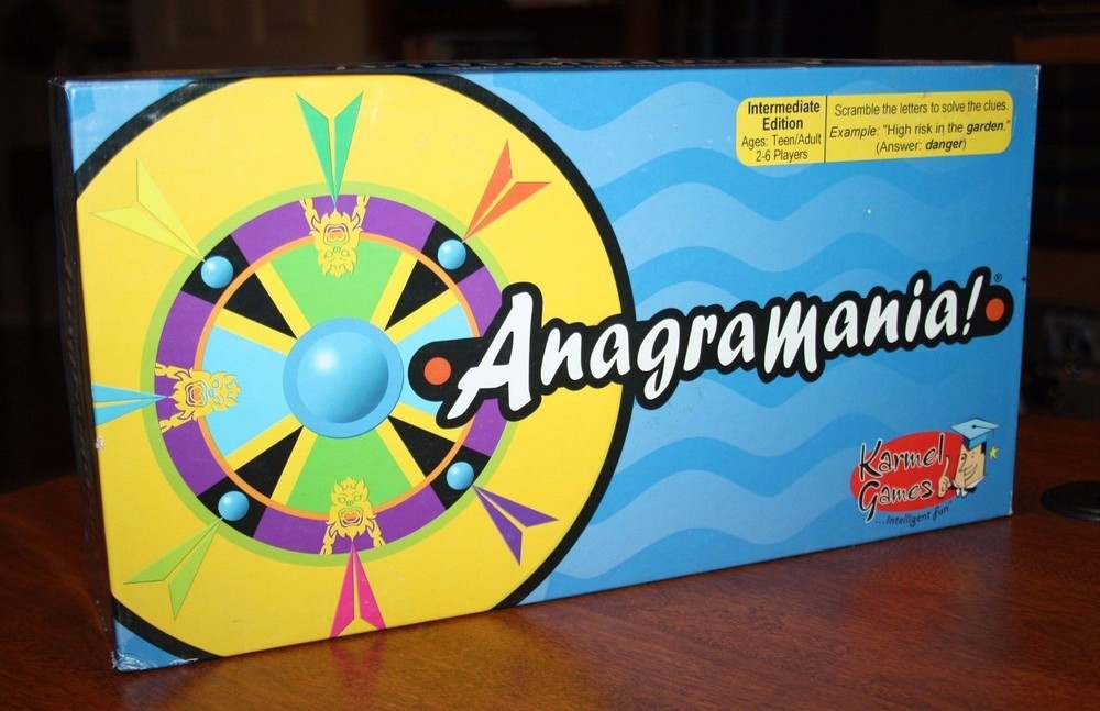 Anagramania! Word Board Game – Intermediate Edition – Karmel Games 2004