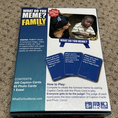 What Do You Meme? Family Edition On The Go! Card Game Ages 8+ 3 to 20 Players