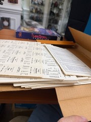 1988 Update Avalon Hill Statis Pro Baseball Player Game Cards Unpunched