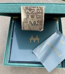 WS Game Company MONOPOLY Del Mar Shagreen Edition Luxury Board Game Brand New
