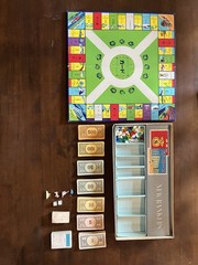 Vintage Japanese New Bankers Board Game Complete Mount Monopoly Style Japan