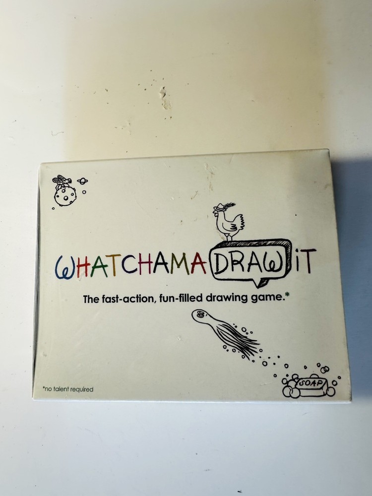 WhatchamaDRAWit Drawing Game What You Draw It Fast Action Fun – Brand New Sealed