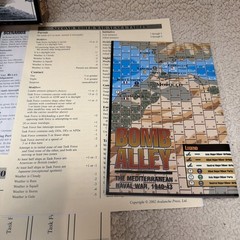 Bomb Alley Mediterranean Naval War 1940-43 Avalanche Press Unpunched Complete
