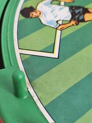 Vtg 1980s Soccerama Tabletop Soccer Game Delvar No. 4040 Incomplete Board Game