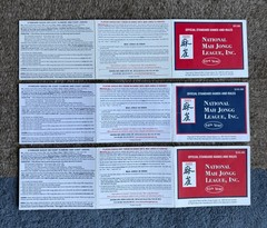 7 National Mah Jongg League NMJL Standard Hands And Rules Cards 2016 – 2022