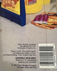 1992 Milton Bradley Eat At Ralph’s Motorized Fast Food Game COMPLETE Untested MB