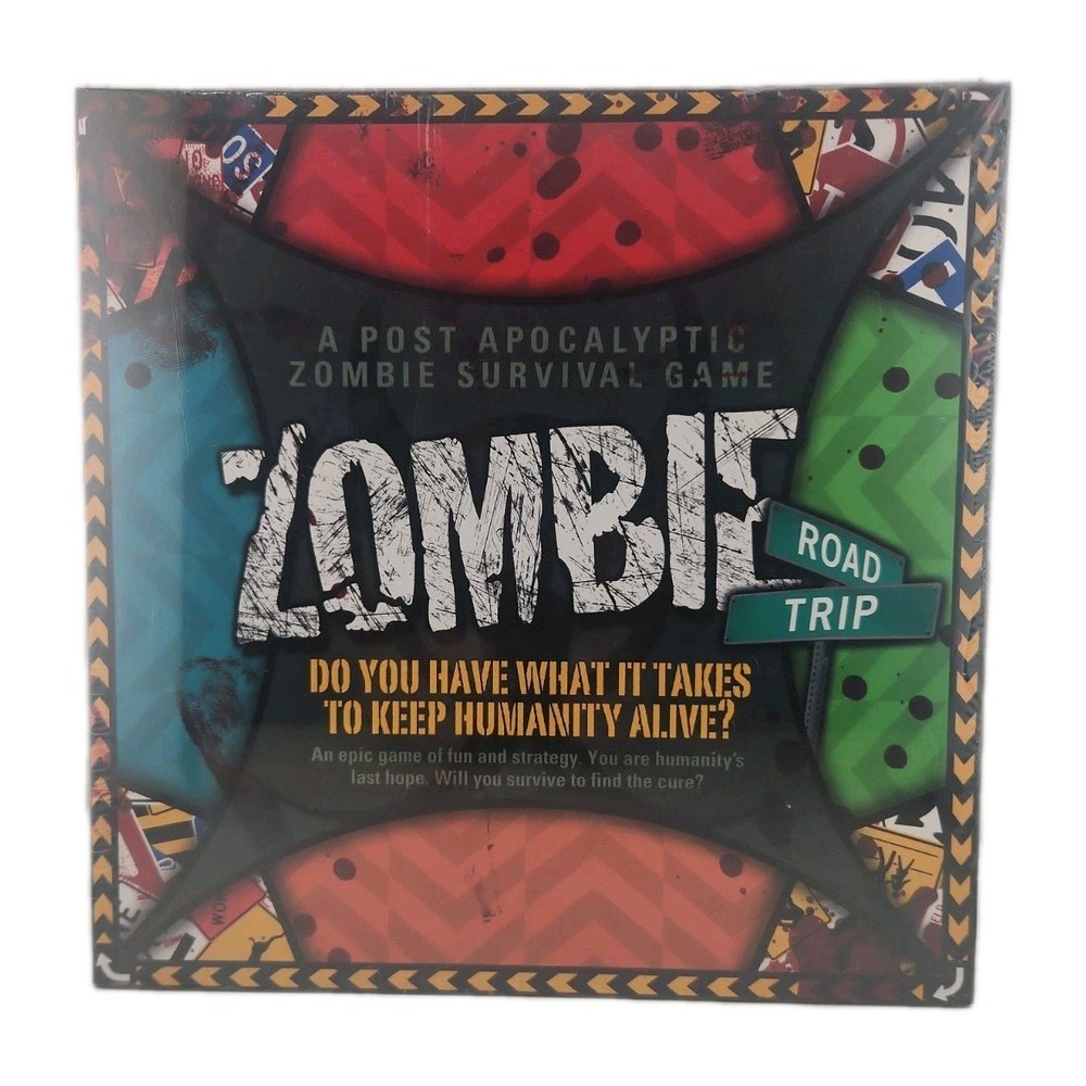Zombie Road Trip Board Game SEALED Post Apocalyptic Zombie Survival Game