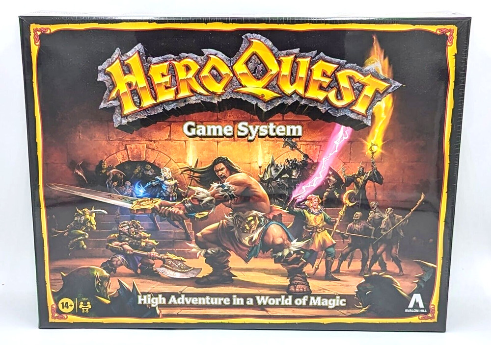 Avalon Hill/Hasbro HEROQUEST Game System Tabletop Miniatures Game!