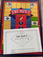 TRUMPET 1991 Game of the Year International Games FUN CARD/BOARD GAME