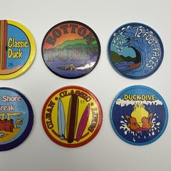 Vintage 1990s Surfing POGS Lot of 10 Original Unused Surf Collectibles
