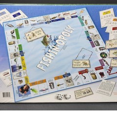 Late for the Sky Fishin-Opoly Board Game New Sealed Fishing Theme