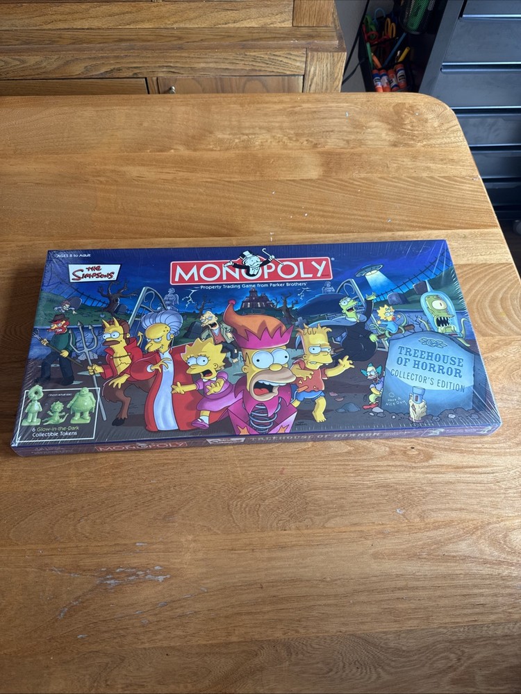 EXCELLENT CONDITION SIMPSONS Treehouse of Horror MONOPOLY Sealed New Hasbro 2005