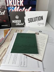 Hunt A Killer Murder at The Motel Mystery Game 2020 COMPLETE