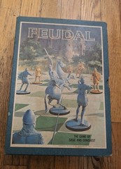 Feudal: The Game Of Siege And Conquest Vintage Board Game 1967 3M Complete VG 🔥