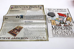 Munchkin Zombies Deluxe Board Game LOTS of EXTRA CARDS + DUNGEON & PORTAL CARDS