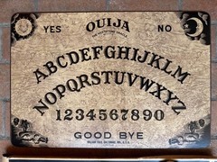 1950s Spooky William Fuld Talking Ouija Board Box Planchette Pre-Parker Bros 👻