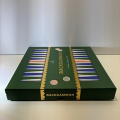 The Games Club Backgammon Wooden Game Set New in Box Professor Puzzle 8 + years