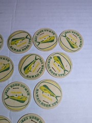 1993 Pog Pogs Lot Of 15 Hawaii Hook Ups Mahi Mahi