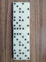 Vintage Domino game, USSR production of the 80s, box size 16×5 cm.