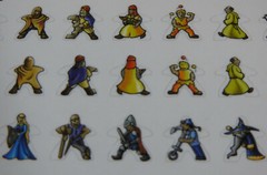 Carcassonne – 130 Meeple Stickers | Accessory | New