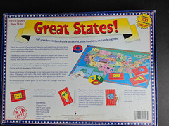 Vintage Great States Board Game – Complete – Open Box