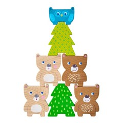 306705 Stacking Toy Forest Friends, Plug & Stacking Game Ages 2 and Up, Made i…