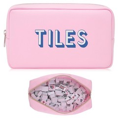 Empty Mahjong Bag Thickened American Mahjong Tiles Bag with Zipper Storage Po…