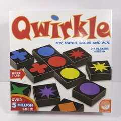 Qwirkle Board Game COMPLETE 108 Tiles Shapes Colors Good Strategy MindWare