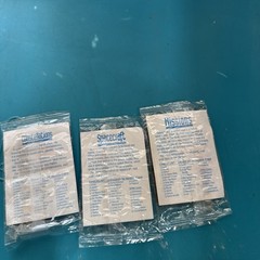Lot 3 Long John Silvers Vintage Space Caps/Pogs Sealed Package Moon ZA5