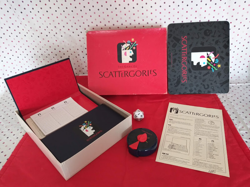The Game of Scattergories Word Game by Parker Brothers 1988 vintage EUC