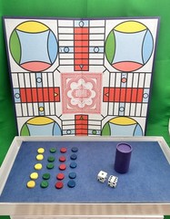 Vintage Parcheesi Board Game of India 1989 Milton Bradley Royal Complete