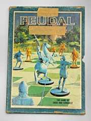 Vintage 3M Bookshelf Game FEUDAL Complete Strategy Board Game 1967