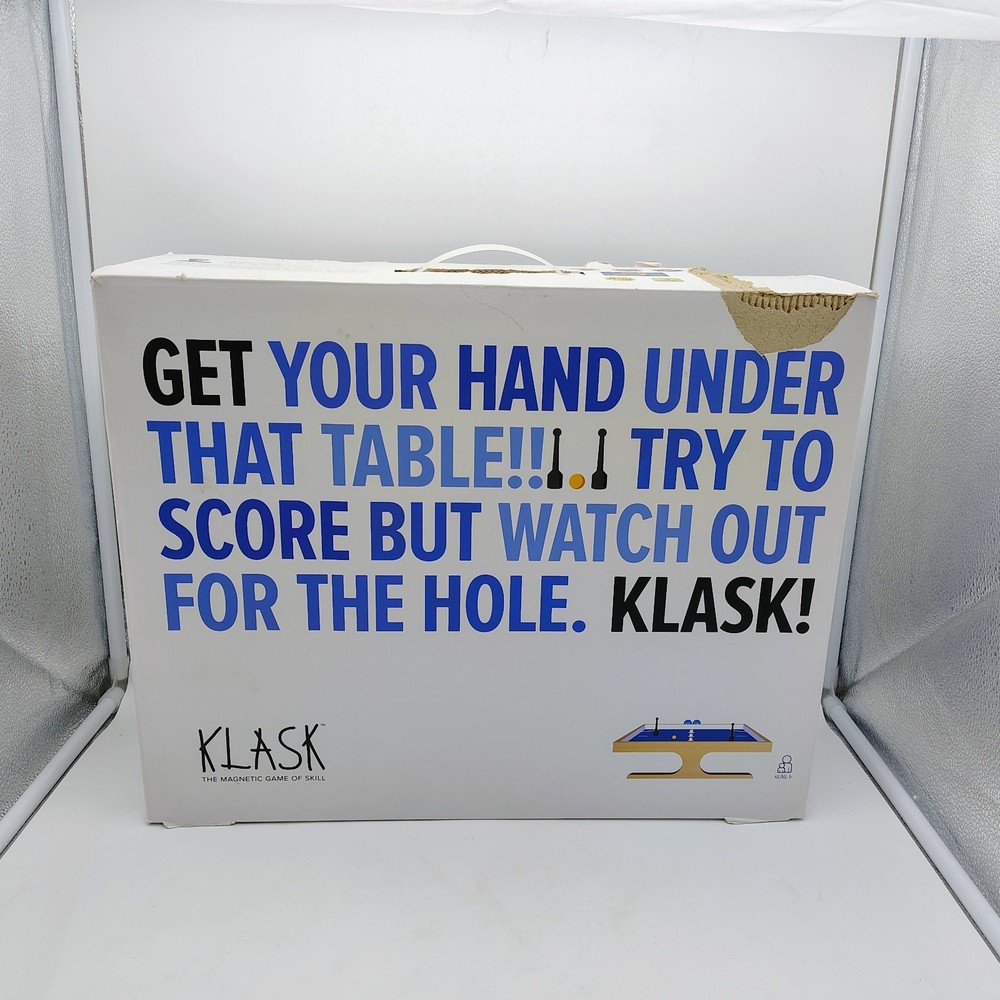 Klask Tabletop Board Game Magnetic Foosball Hockey Battle Family Party Denmark
