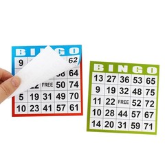 Bingo Game Cards – 100 Books of 10 Sheets – Fun Family Activity, Party Supplies