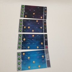 Tiles for Standard Game of Under Falling Skies Board Game Czech Games Edition