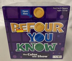Patch Products Befour You Know Board Game The Color Will Show NEW Family