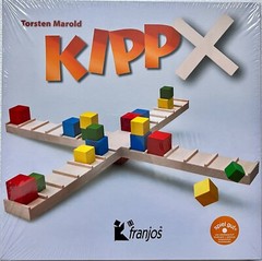 Kipp X Franjos Spieleverlag Holzspielzeug Familienspiel Legespiel Strategiespiel