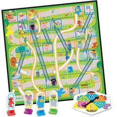 MasterPieces – Sesame Street – Officially Licensed Slides & Ladders Board Game