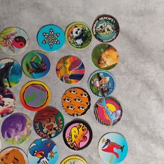 Over 50 Vintage Pogs and 2 Slammers