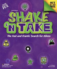 Shake N Take Board Game Fast & Frantic Search For Aliens New Sealed 2010 D3