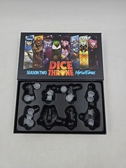 Lot of 2 Empty Boxes Roxley Board Game Dice Thrown Season One Two Miniatures