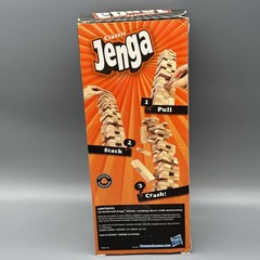 Jenga Classic Game Genuine Hardwood Blocks Stacking Tower Game For 1 Or More New