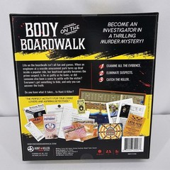 Hunt a Killer Body on the Boardwalk Immersive Murder Mystery Board Game Clues