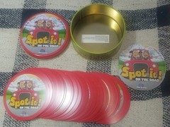 Spot It! On the Road Game Travel Kids Family Game Blue Orange Games Complete EUC