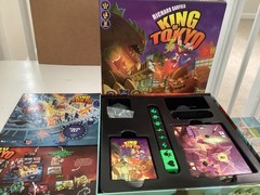 King of Tokyo Board Game by Richard Garfield 2015 iello Games + Power Up Exp 1